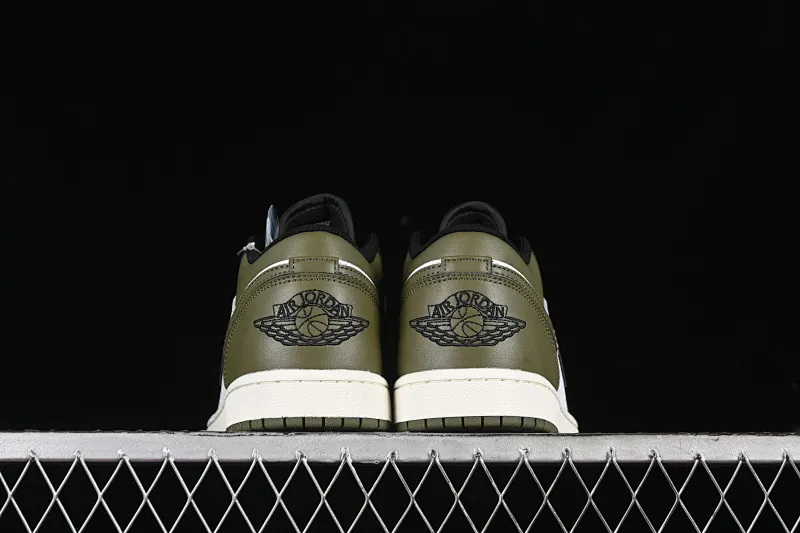 All categories Air Jordan Jordan series basketball shoes Air Jordan 1 Low Air Jordan 1 Low "Medium Olive" AJ1 Joe 1 olive green low-top cultural and casual sneakers 553558-092